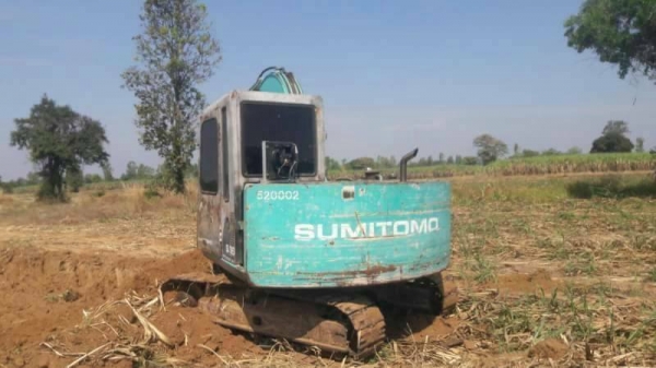 ขายรถขุดแบ็คโค sumitomo60แรงรุ่น S160f2 สภาพใช้งานประจำเครื่องดี บูมสวย