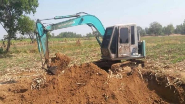 ขายรถขุดแบ็คโค sumitomo60แรงรุ่น S160f2 สภาพใช้งานประจำเครื่องดี บูมสวย