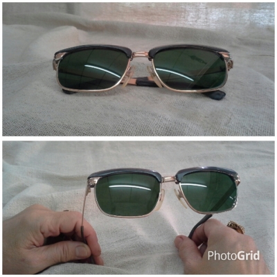 แว่นตาเยอรมันคลับมาสเตอร์ โกลด์ฟิลด์ ยุค&#039; 50s Vintage RODENSTOCK Richard handmade in Germany