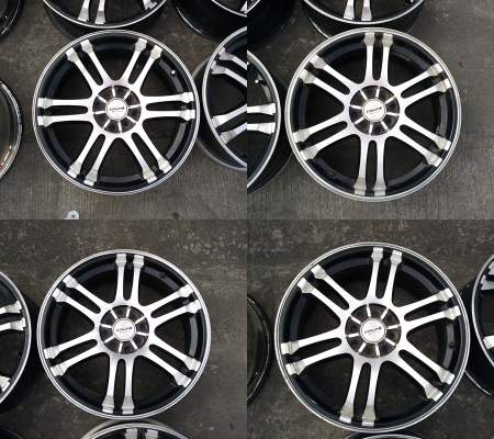 แม็ก V I P Chorme Venomz JRD TRD 17-4-100/114.3 สภาพสวย ราคา 4,900-5,900 บาท