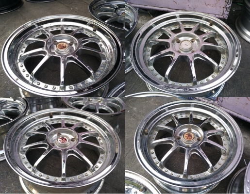 แม็ก V I P Chorme Venomz JRD TRD 17-4-100/114.3 สภาพสวย ราคา 4,900-5,900 บาท