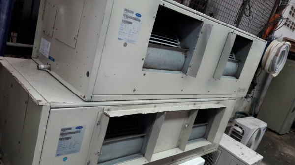 ขายแอร์ท่อลม ยี่ห้อ แคเรีย ขนาด 120000 btu ชนิดลมแรง