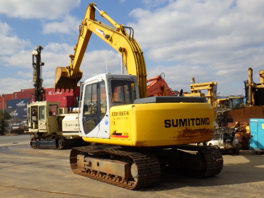 ขายรถขุดนำเข้าจากประเทศญี่ปุ่น sumitomo sh120-2 แทรกกว้าง 60 cm รถสวยเดิม สนใจติดต่อสอบถาม 092-3309229 อีด