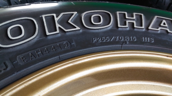 ขายล้อพร้อมยาง 265/70/16 ปี 12