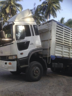 รถฮีโน่ 10 ล้อดั้ม FS600A / 330 แรงม้า. ปี 53. , ( * รถประกอบ. ) สนใจติดต่อ 081 - 6079515
