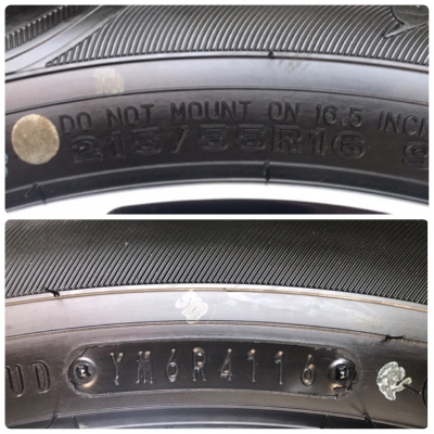 ล้อพร้อมยาง ป้ายแดง Honda Civic FC พร้อมยาง 215-55-16 ปลายปี 16