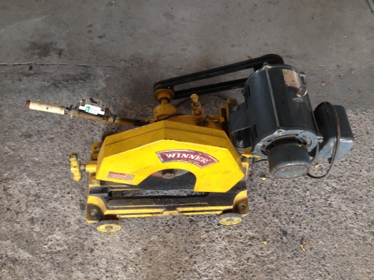 ขาย แท่นตัดเหล็ก winner +ใบตัด 16นิ้ว 5ใบ มอเตอร์ ไฟบ้าน 220 v ราคา 6500 T.086 8903572 สุพจน์ ขาย แท่นตัดเหล็ก winner +ใบตัด 16นิ้ว 5ใบ มอเตอร์ ไฟบ้าน 220 v ราคา 6500 T.086 8903572 สุพจน์