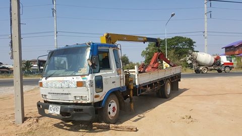 ขาย6ล้อเครน nissan UD175 เทอร์โบว์ เครน ทาดาโน่3ตัน3ปอก แชชซีสวยกระบะยาว5.80 ทะเบียนครบ