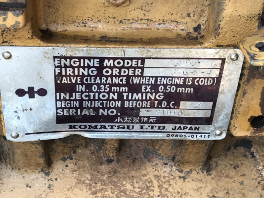 ขายเครื่องkomatsu 6d95 turbo ขายเครื่องkomatsu 6d95 turbo