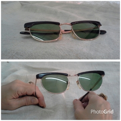 แว่นตาเยอรมันโกลด์ฟิลด์ ยุค &#039;60s คลับมาสเตอร์ Vintage MARWITZ handmade in Germany