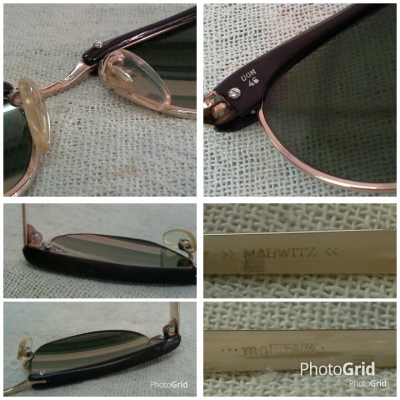 แว่นตาเยอรมันโกลด์ฟิลด์ ยุค &#039;60s คลับมาสเตอร์ Vintage MARWITZ handmade in Germany