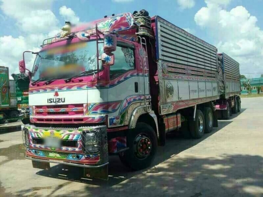 ISUZU DECA 360 ปี 56 ราคา 2,735,000 สิบล้อดั้มแม่=ลูก 3 คาน ดั้มคอกเกษตร อู่ ส.สมบัติ รถสวยพร้อมใช้เ