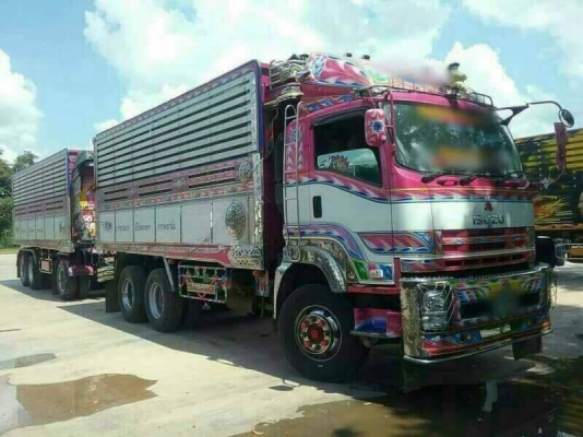 ISUZU DECA 360 ปี 56 ราคา 2,735,000 สิบล้อดั้มแม่=ลูก 3 คาน ดั้มคอกเกษตร อู่ ส.สมบัติ รถสวยพร้อมใช้เ