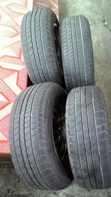 ล้อแม็ก ขอบ 15 พร้อมยาง DUNLOP ครบชุด