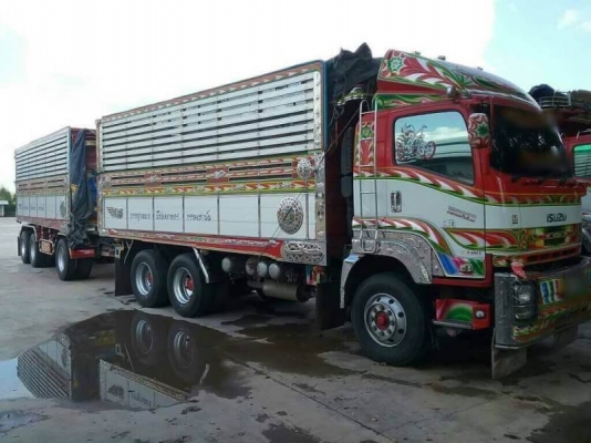 ISUZU DECA 360 ปี 56 ราคา 2,735,000 สิบล้อดั้มแม่=ลูก 3 คาน ดั้มคอกเกษตร อู่ ส.สมบัติ รถสวยพร้อมใช้เ