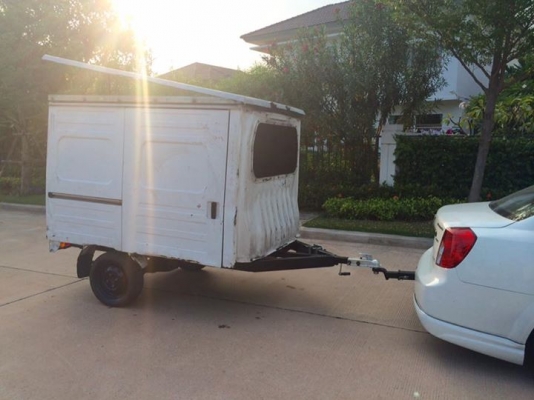 ขายพ่วงตู้ ขนาดกว้าง 1.42ยาว 2เมตร สูง1.30เมตร เปิด3ด้าน หลังคายกได้. เหมาะสำหรับ ทำรถขายของ. พ่วงเซอร์วิส. ตู้นอน.