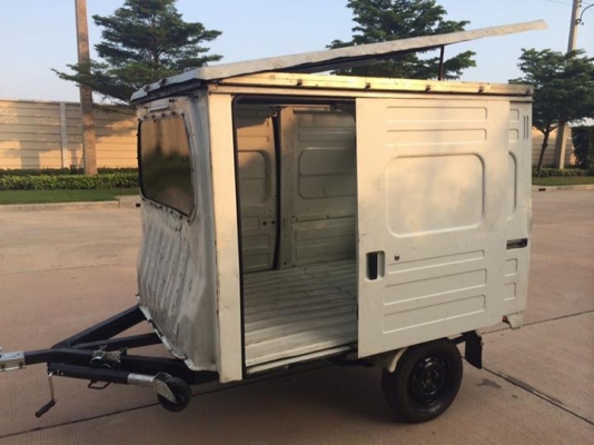 ขายพ่วงตู้ ขนาดกว้าง 1.42ยาว 2เมตร สูง1.30เมตร เปิด3ด้าน หลังคายกได้. เหมาะสำหรับ ทำรถขายของ. พ่วงเซอร์วิส. ตู้นอน.