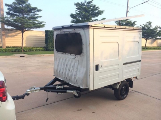 ขายพ่วงตู้ ขนาดกว้าง 1.42ยาว 2เมตร สูง1.30เมตร เปิด3ด้าน หลังคายกได้. เหมาะสำหรับ ทำรถขายของ. พ่วงเซอร์วิส. ตู้นอน.