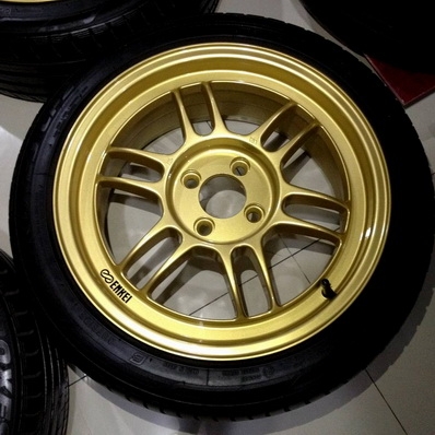 4รู100ยางปี 2016 Enkei Made in japan 7นิ้ว ET43 ยาง Toyo Proxes cf2 195 45 16 ดอกเต็ม ทำสีใหม่ มีเคล