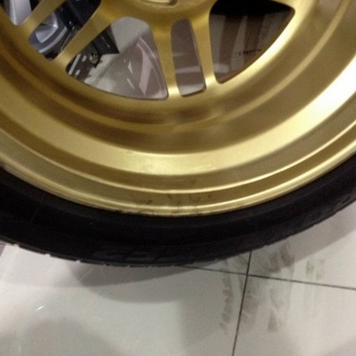 4รู100ยางปี 2016 Enkei Made in japan 7นิ้ว ET43 ยาง Toyo Proxes cf2 195 45 16 ดอกเต็ม ทำสีใหม่ มีเคล