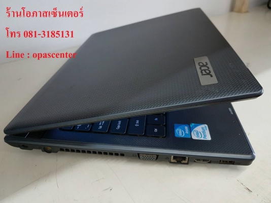 โน๊ตบุ๊ค Acer Aspire 4349 Celeron B815 Ram4G HDD500GB ที่ชาร์ท สภาพดี ปกติทุกอย่าง โน๊ตบุ๊ค Acer Aspire 4349 Celeron B815 Ram4G HDD500GB ที่ชาร์ท สภาพดี ปกติทุกอย่าง