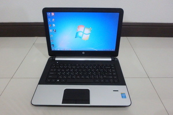 โน๊ตบุ๊ค hp Core i3-4010U Ram4G HDD500GB การ์ดจอ HD8670M มีที่ชาร์ท กระเป๋า ปกติทุกอย่าง