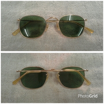 แว่นตาโกลด์ฟิลด์ 'อัลก้า-ผู้ยิ่งใหญ่' ยุค '50s Antique ALGHA handmade in England แว่นตาโกลด์ฟิลด์ 'อัลก้า-ผู้ยิ่งใหญ่' ยุค '50s Antique ALGHA handmade in England