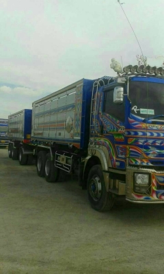 ขาย 2,680,000 ISUZU 360 ปี 57 วิ่ง 200,000 กม. แม่ลูกดั้ม(อู่ ส.สุรศักดิ์)แม่ยาว 6.40 ม.ลูก 3 คาน  ยาว 6.80 ม.กว้าง 2.55 นอกสูง 1.70 ม.