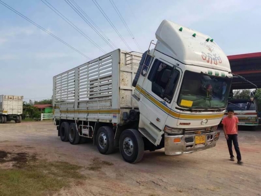 ขาย 1,190,000 HINO PROFIA ปี.56  เครื่อง P11C-335 แรง 7 เกียร์ ช่วงล้าง ZM-10 น๊อด ขายรถพ่วง 20 ล้อ แม่-ลูก กระบะเหล็กคอกเกษตรไม่ดั้ม รถสวย รถอยู่ ราชบุรี 090-772-3710 090-772-3708