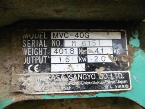 ราคาพิเศษ 13,000 บาท!! เครื่องตบดิน MIKASA MVC-40G รหัสสินค้า : 80803470 Tel.081-8283376, 087-6773704 ราคาพิเศษ 13,000 บาท!! เครื่องตบดิน MIKASA MVC-40G รหัสสินค้า : 80803470 Tel.081-8283376, 087-6773704