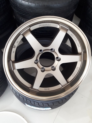 ล้อใหม่TE37 ขอบ18 6รู กว้าง9.5 10.5 ET30 พร้อมยางใหม่ 4 ล้อ