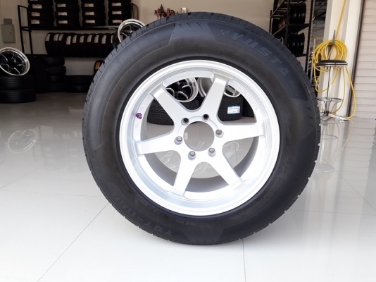 ล้อใหม่TE37 ขอบ18 6รู กว้าง9.5 10.5 ET30 พร้อมยางใหม่ 4 ล้อ