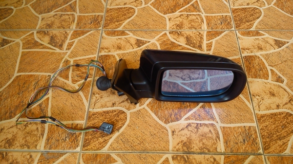 กระจกมองข้าง BMW 740i BMW 750il ข้างขวา สีเทาดำ