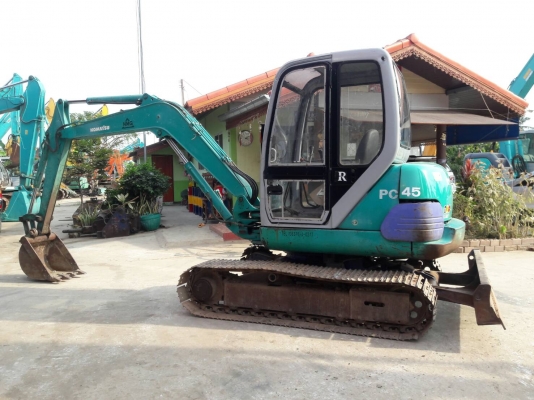 ขายKOMATSU  PC45-1E  เก่าญี่ปุ่นแท้  สภาพสวย  มีเก๋งพร้อม  เครื่องดำ  ลองระบบกันได้ทุกวัน  โทร  089-3818694 ดวงนภา