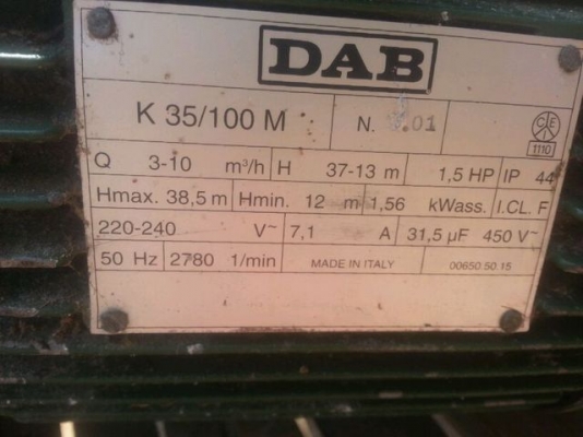 ป้ำน้ำ 1.5 แรง ญีปุ่น อึดทน