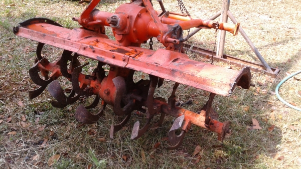 ขายตามสภาพโรต้ารี1.27ใส่กับรถเล็ก22แรงคูโบต้าสภาพแน่น