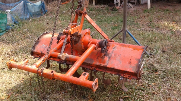 ขายตามสภาพโรต้ารี1.27ใส่กับรถเล็ก22แรงคูโบต้าสภาพแน่น