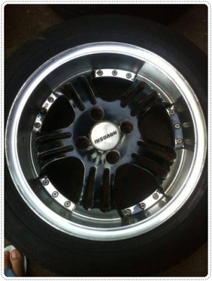 แม็กET40พร้อมยาง ขอบ15 แม็กET40พร้อมยาง ขอบ15