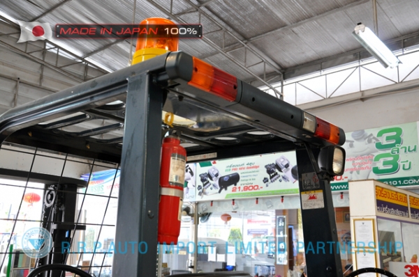 ขายรถโฟล์คลิฟท์มือสอง TOYOTA รุ่น7FGJ30-13018 นำเข้าจากประเทศญี่ปุ่น 100\% ไม่เคยใช้งานในไทย