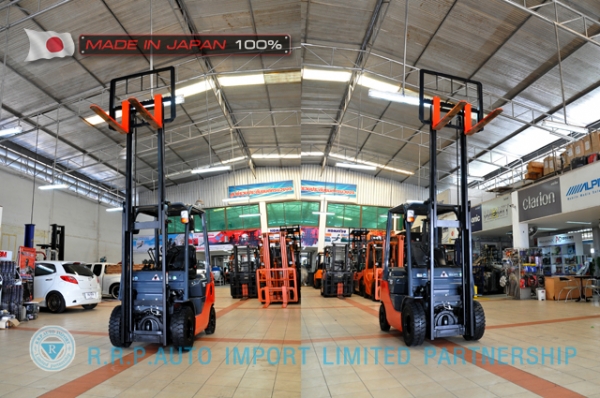 ขายรถโฟล์คลิฟท์มือสอง TOYOTA รุ่น 8FG15-15156  นำเข้าจากประเทศญี่ปุ่น 100\% ไม่เคยใช้งานในไทย