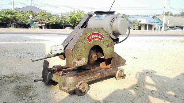 ** SOLD ** ตัดไฟเบอร์ WINNER มอเตอร์ Toshiba 2 HP 220V สภาพสวยสดแน่นพร้อมใช้