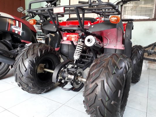 เอทีวี ATV 125CC. 3เกียร์เดินหน้า+1เกียร์ถอยหลัง มีสตาร์ทด้วยรีโมท+กันขโมย ซื้อมาขี่ตอนปีใหม่ครั้งเดียว ตอนนี้จอดไว้เฉยๆ ขอขาย 27,500-(ซื้อใหม่มา 39,000-) สนใจโทรสอบถามได้ครับ 089-4898436