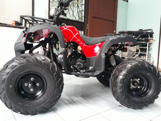 เอทีวี ATV 125CC. 3เกียร์เดินหน้า+1เกียร์ถอยหลัง มีสตาร์ทด้วยรีโมท+กันขโมย ซื้อมาขี่ตอนปีใหม่ครั้งเดียว ตอนนี้จอดไว้เฉยๆ ขอขาย 27,500-(ซื้อใหม่มา 39,000-) สนใจโทรสอบถามได้ครับ 089-4898436