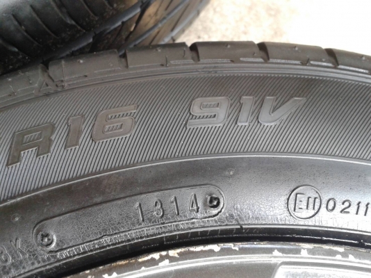 ล้อแท้ ขอบ16นิ้ว5รู100/114 พร้อมยาง ชุดนี้ ราคา 6400 บาท