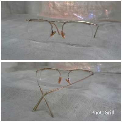 แว่นสายตายาวโกลด์ฟิลด์ฝรั่งเศส ยุค '50s Antique NYLOR handmade in France ค่าสายตา +200 แว่นสายตายาวโกลด์ฟิลด์ฝรั่งเศส ยุค '50s Antique NYLOR handmade in France ค่าสายตา +200