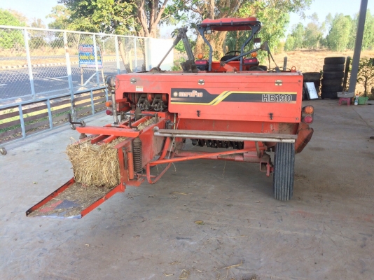 ขายเครื่องอัดฟางตราช้าง HB130 สภาพพร้อมใช้งานสวยเดิม เอาไปใช้ได้เลย