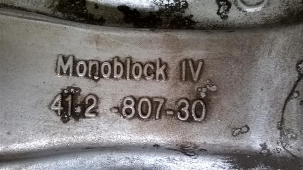 ล้อแม็ก BRABUS MONOBLOCK 4 แท้ ขอบ 17 นิ้ว