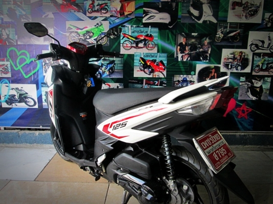 (ผ่อนได้ดาวน์ 2900) gt 125 สีขาวดำ รถ 2 เดือน