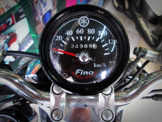 Fino PS รุ่นขายดี สีขาวดำ รถบ้านเล่มทะเบียนพร้อมโอน 16900