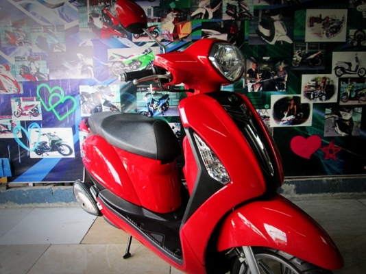 ( ผ่อนได้ดาวน์ 3900 บาท) Grand filano.สีแดง สวยเข้มโดดเด่น เครื่องยนต์แรงด้วย 125 cc 38900